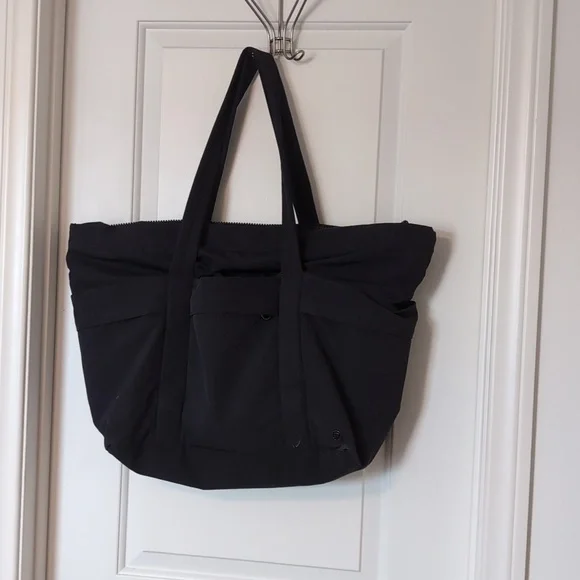 Lululemon Athletica Black Nylon Tote - Picture 2 of 10